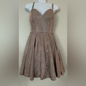 FIESTA FASHION Dress, Rose Gold, SIZE S
